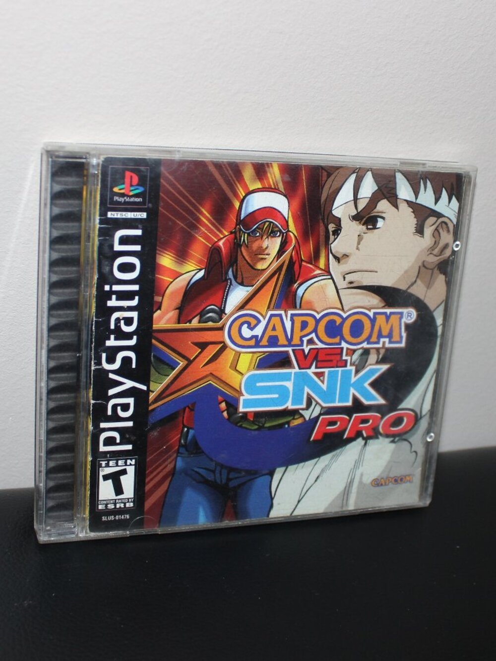3/$188❤️vintage 2002 CAPCOM vs. SNK PRO Sony PlayStation PS1 Game Black Label